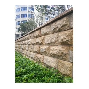 Blok Dinding Fitur Batu Taman Batu Granit Alami Kualitas Superior - Product Image 1