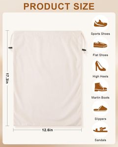 Double Layer Fabric <b>Christmas</b> Storage Candy Drawstring Gift Bag Blank Sublimation Monogram Velvet Santa Sacks - Product Image 3