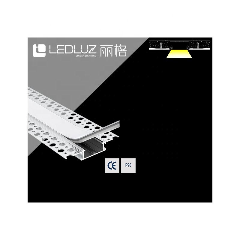 Recessed Trimless LED Aluminum Profile for Linear Lighting