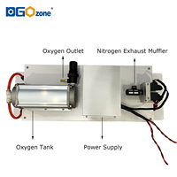 Générateur d'oxygène à double tour intégré de 10 litres, concentrateurs d'oxygène PSA 10L/min, aération d'eau haute densité pour l'aquaculture