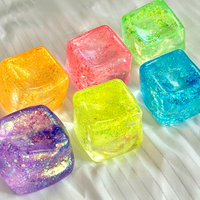 Juguete Antiestrés ONR Aurora Icecube Maltose Pinch Le Gold Powder, Modelo 15, Unisex, 14 Años o Más, Zhejiang, China