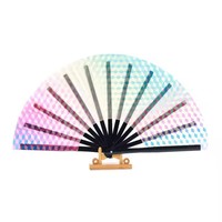 Vente en gros Personnalisé Main Clap Rave Grand Logo En Bois Bambou Danse Clacker Mariage Clack Éventails Pliants Sublimation Musique Classique