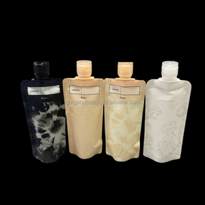 Small Travel Hand Liquid Detergent Foam Soap Dispenser Water <b>Packaging</b> <b>Bag</b> For Shampoo Custom Printed Plastic Refill Spout Pouch - Product Image 5