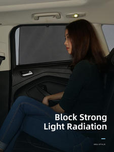 고품질 차량용 측면 창문 햇빛가리개 신축성 있는 자동차 선바이저 차량용 우산형 차양 - Product Image 4