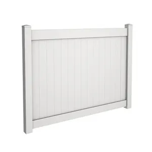 durable pvc vinyl privacy garden fencing wholesale fence panels white, plastic garden cheap fence panels and post pvc grey