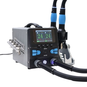 Estación <span class=keywords><strong>de</strong></span> Retrabajo <span class=keywords><strong>de</strong></span> Aire Caliente <span class=keywords><strong>de</strong></span> Doble Estación H414D, Operación Simultánea <span class=keywords><strong>con</strong></span> Doble <span class=keywords><strong>Pistola</strong></span>, Desoldadura <span class=keywords><strong>de</strong></span> Precisión para Componentes BGA y <span class=keywords><strong>SMD</strong></span> - Product Image 2