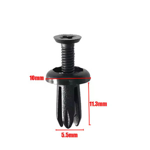 Vis de fixation rapide en plastique de 5 mm pour réparation et remplacement de pare-chocs de voiture - Product Image 2