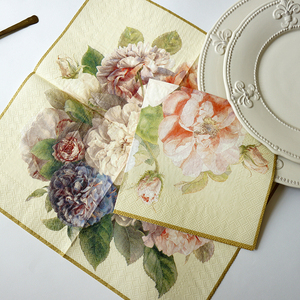 Serviettes <span class=keywords><strong>de</strong></span> <span class=keywords><strong>table</strong></span> personnalisées imprimées <span class=keywords><strong>en</strong></span> jaune avec logo, pour cocktails et dîners, serviettes <span class=keywords><strong>en</strong></span> <span class=keywords><strong>papier</strong></span> imprimées pour fêtes - Product Image 5
