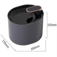 Distributeur d'eau automatique USB 3L pour chat en plastique super silencieux en forme de bouteille pour chat et chien