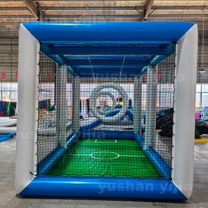 Arena de Fútbol Inflable Plegable de la Marca EJIA, Personalizada de Fábrica, con Obstáculos, Red de Seguridad, Campo de Carreras de PVC Resistente - Product Image 5
