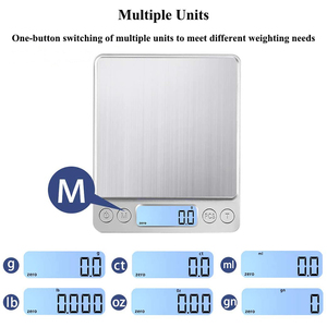 POSISION <strong>Mini</strong> Portable Electronic <strong>Scale</strong> Kitchen Weighing Smart <strong>Scales</strong> Digital Electronic Wax Measuring Tools Stainless Steel - Product Image 4