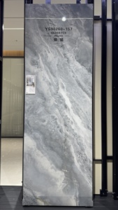 Panel de Pared para TV Personalizado, Piedra Sinterizada, Losa de Porcelana de Gran Formato 900*2600 para Sala de Estar Moderna - Product Image 6
