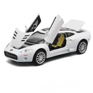 Kualitas Tinggi Hadiah Mainan untuk Anak-anak Diecast Model Mobil Mainan SPYKER Logam Tarik Kembali Mobil Mainan