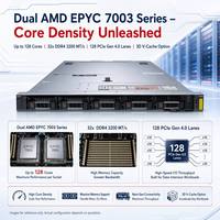 Harga Server Rak Baru Murah 1U Amd Epyc 7002/7003/9004 Series Cpu De Lls PowerEdge R6515 R6525 R6615 R6625 R6415 R6425