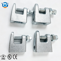 Collier de fixation pour poutre BC3 certifié UL FM CE, en acier au carbone et fonte ductile QT450 galvanisé, pour fixation structurelle de poutres métalliques
