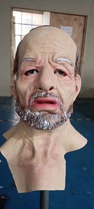 I <span class=keywords><strong>giovani</strong></span> di Halloween testa piena di testa scalza vecchio uomo copricapo in lattice Cosplay maschera a testa piena - Product Image 6