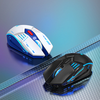 Souris sans fil T-WOLF X7 à trois modes, interface USB Type-C, clic silencieux pour le bureau, les jeux, l'ordinateur portable, le bureau, rechargeable
