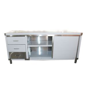 VICTORY KITCHEN Model VCT High Quality 304/201 <b>Stainless</b> <b>Steel</b> <b>WorkBench</b> Supermarket Equipment Cabinet Drawer China - Product Image 1