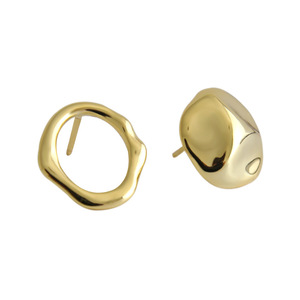 Ultimi <span class=keywords><strong>Orecchini</strong></span> a <span class=keywords><strong>Cerchio</strong></span> in <span class=keywords><strong>Argento</strong></span> Sterling 925 con Design Geometrico Irregolare alla Moda - Product Image 1