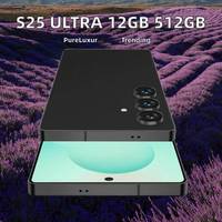 Offre Spéciale S25 Ultra 12 Go + 512 Go 108 MP Octa Core Téléphone Android Intelligent CDMA 6800 mAh 5G Double SIM Débloqué
