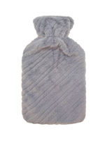 Couverture en peluche super douce de plusieurs couleurs pour une bouteille d'eau chaude de 2 litres de bonne qualité sac d'eau chaude en caoutchouc usine