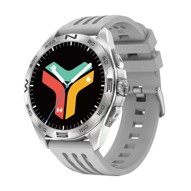 DT M1 Pro Unisex Smart Watch AMOLED Display Fitness Tracker Built-in Compass Waterpoof IP68 Silica Gel for Android Users Men