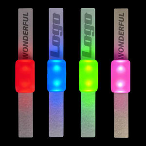 Pulsera LED Interactiva Personalizada con Velcro para Aficionados al Fútbol, Celebraciones <span class=keywords><strong>en</strong></span> Bares y Grupos, Activación por Voz, Luminosa - Product Image 6