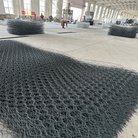 Kotak Gabion Jaring Kawat Heksagonal Berpilin Ganda, Kasur Gabion