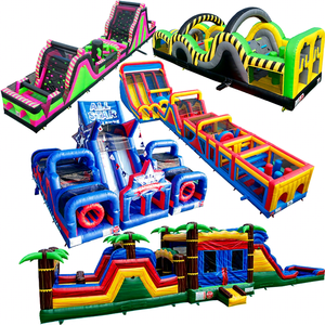 Parcours du Combattant Gonflable Géant <span class=keywords><strong>Commercial</strong></span> pour Adultes, Activités Sportives pour Enfants, Parcours d'Obstacles Gonflable pour Adultes - Product Image 1