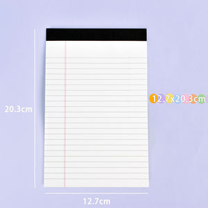 Organizzatori a spirale leggera A5 pastiglie per appunti stampate da 20.3x12.7cm strappa la linea di carta a fogli mobili per la scuola-un regalo - Product Image 4