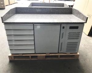 Tavolo per <span class=keywords><strong>Pizza</strong></span> frigorifero/piano in marmo contatori per <span class=keywords><strong>Pizza</strong></span> frigorifero con cassetti - Product Image 4