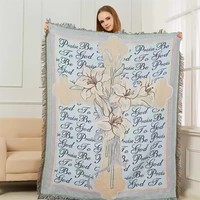 Châle de prière de haute qualité, talit juif et tapis de prière 130 x 160 cm
