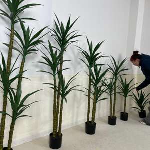 I731 <span class=keywords><strong>Agave</strong></span> Palmera Planta artificial Sisalhanf Planta Interior Oficina Entrada Decoraciones 180cm <span class=keywords><strong>Altura</strong></span> - Product Image 1