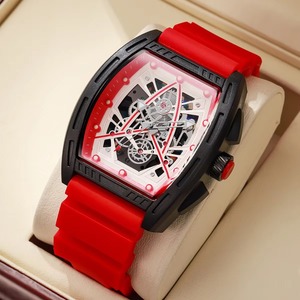 Reloj de Cuarzo de Lujo para Hombre, Esfera Hueca, Correa de Silicona, Deportivo, Casual, para Estudiantes, Compra al por Mayor - Product Image 4