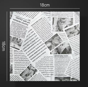 Papier sulfurisé imprimé sur mesure OEM pour sandwichs, hamburgers et charcuteries – Feuilles enduites de cire pour l'emballage de gâteaux - Product Image 3
