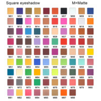 Emballage en carton pour bricolage, Palette de fards à paupières personnalisés de maquillage en gros nude hautement pigmenté, paillettes, marque privée