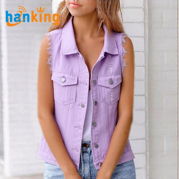 Purple-Sleeveless Sleeve