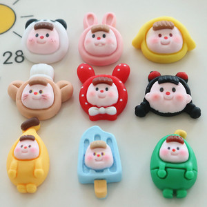 กล้วยน้องตุ๊กตาdiyครีมกาวเคสโทรศัพท์s crunchieพวงกุญแจอุปกรณ์เสริมขายส่งใต้10ลูกปัดพลาสติกเรซิ่นเสน่ห์ - Product Image 2