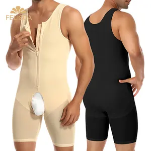 को आकार देने Bodysuit पुरुषों आकार पहनने पूर्ण शरीर शेपर पेट नियंत्रण Bodysuit संपीड़न स्लिमिंग कमर ट्रेनर के लिए Shapewear पुरुषों