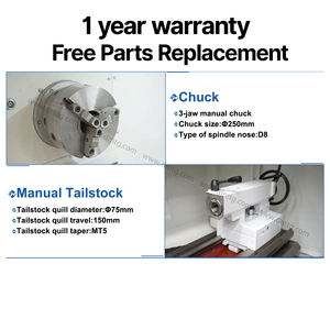 发那科数控车床 CK6150 DMTG 2 轴数控车床 发那科 Torno 数控车床 CK6140 - Product Image 4