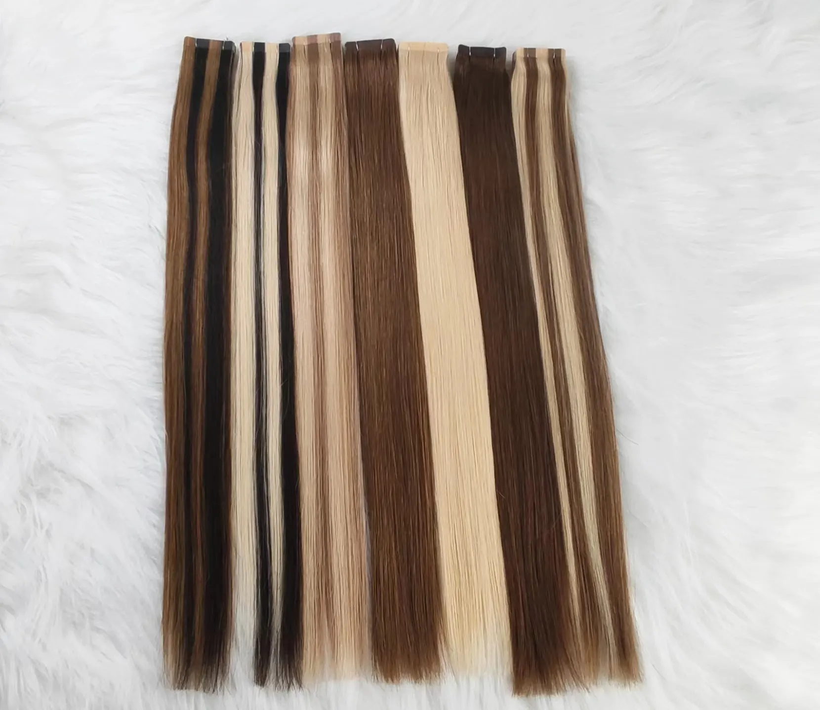 Groothandel Ombre Tape In Haarverlenging Onzichtbare Tape 100% Menselijke Haarband In Hair Extensions Voor Europese