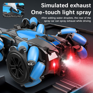 Trẻ Em Của Hai Mặt Diễn Viên Đóng Thế Trôi Đuổi Theo Ánh Sáng Phun Điều Khiển Từ Xa Xe RC Crawlers <span class=keywords><strong>360</strong></span> Độ Xoay 4X4 Off Road Cho Trẻ Em - Product Image 5