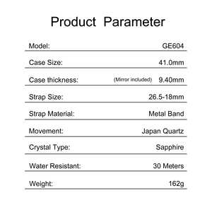 นาฬิกาควอตซ์วงกลมที่ไร้กาลเวลา - Product Image 3