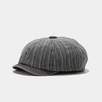Gorras de Pintor británico de alta calidad al por mayor sombreros de hiedra boinas vaqueras lavadas clásicas sombrero de vendedor de periódicos