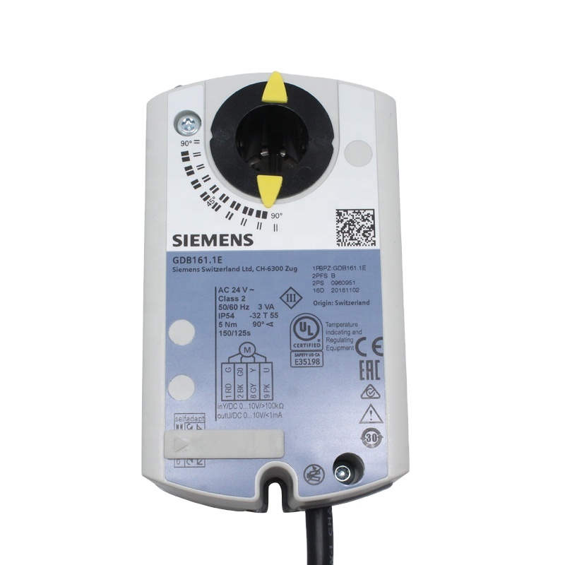 SIEMENS GDB161.1E/GDB166.1E поворотный привод воздушного демпфера, AC/DC 24 V