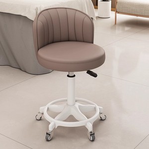 Tabouret de salon professionnel, chaise à hauteur réglable par vérin hydraulique, mobilier essentiel pour salon de beauté, spa, coiffure - Product Image 2