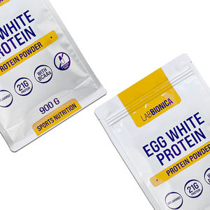 900g 1kg Bolsa de proteína de suero de gran capacidad con impresión de logotipo personalizado Bolsa de fondo plano resellable - Product Image 3