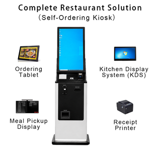 Máquina para Pedir Comida, Kiosco de Autoservicio con Pantalla Táctil de 27 Pulgadas y Escáner QR para Pagos, para Cadenas de Comida Rápida como McDonald's - Product Image 1