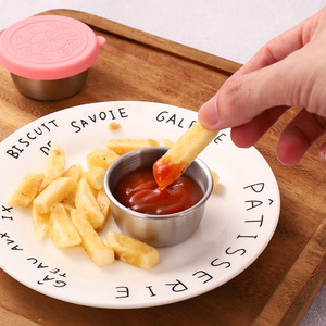 Contenedor para Aderezo de Ensalada para Llevar, Envases Pequeños de 1.6 oz para Condimentos con Tapas para Lonchera Bento, Picnic y Viajes - Product Image 4