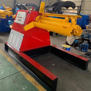 5T 8T 10T Ton hidráulico decoiler recoiler uncoiler máquina con coche pequeño - Product Image 3